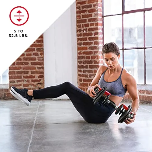 Bowflex SelectTech 552 Adjustable Dumbbells Pair - Image 4