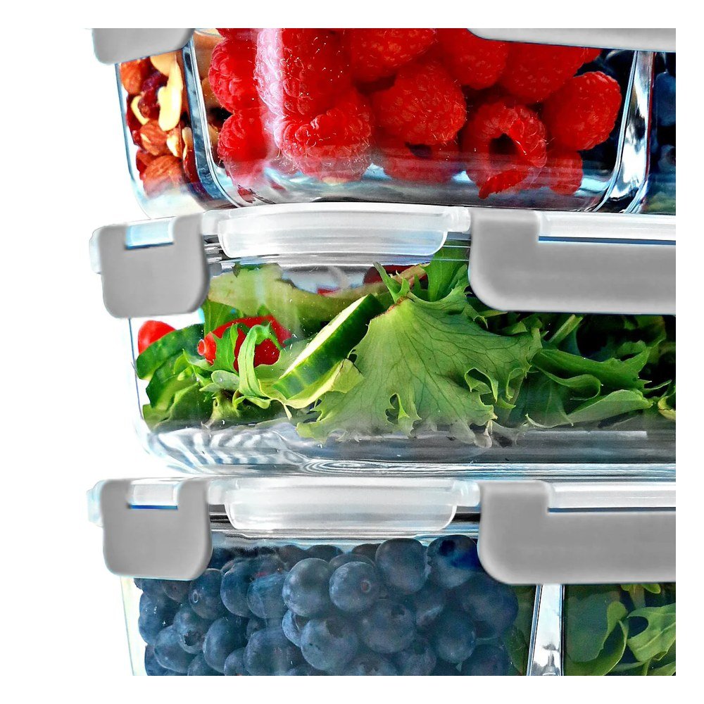 Glass Meal Prep Container Set detail image 2
