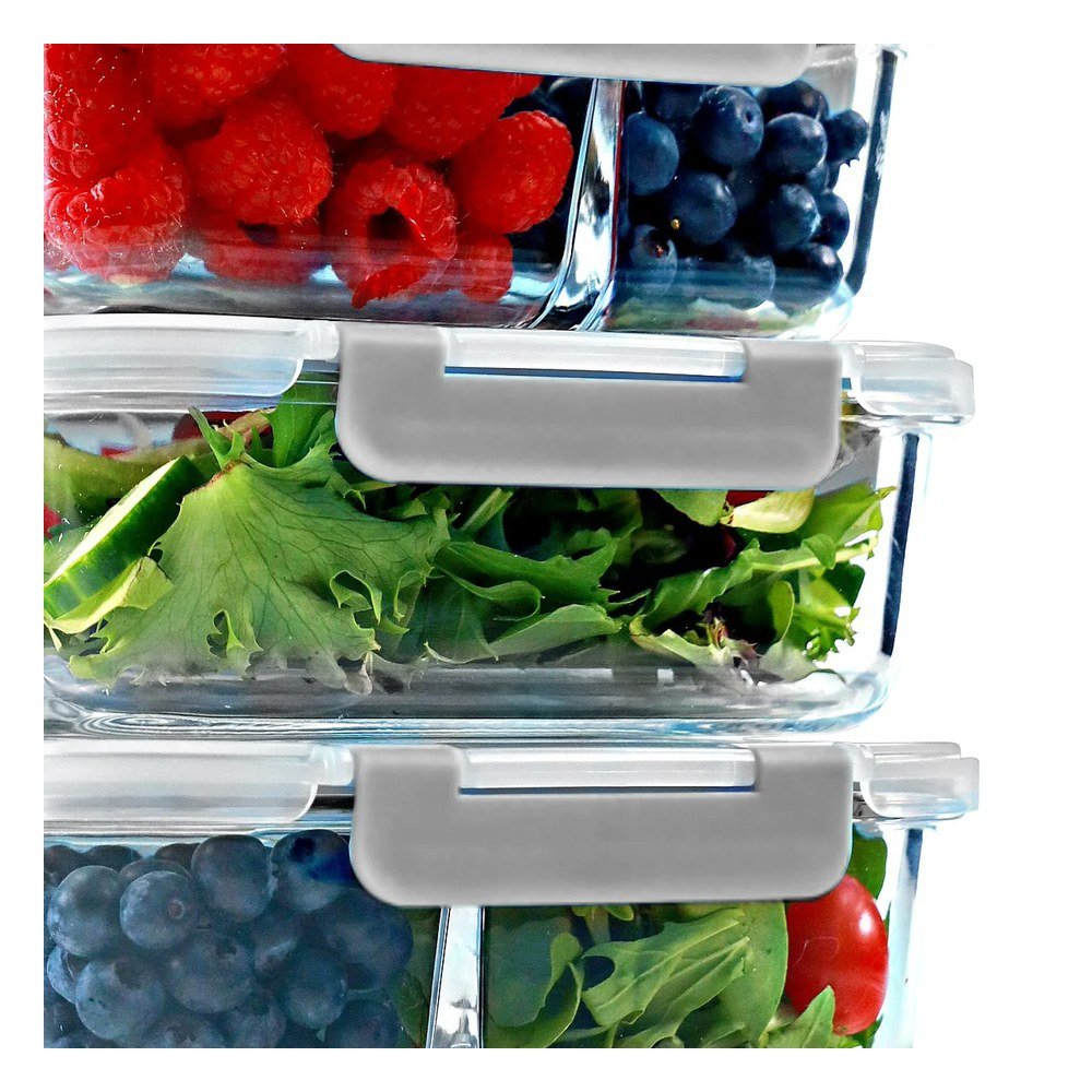 Glass Meal Prep Container Set detail image 3